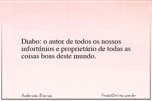 Frase de Ambrose Bierce