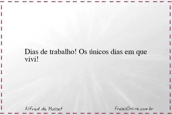 Frase de Alfred de Musset