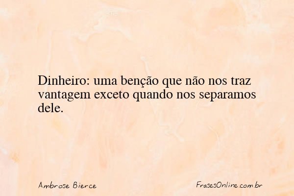Frase de Ambrose Bierce