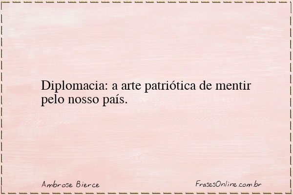 Frase de Ambrose Bierce