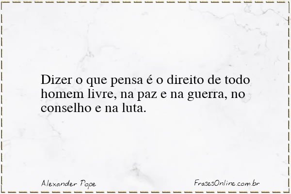 Frase de Alexander Pope