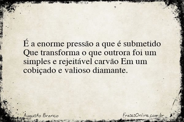 Frase de Augusto Branco