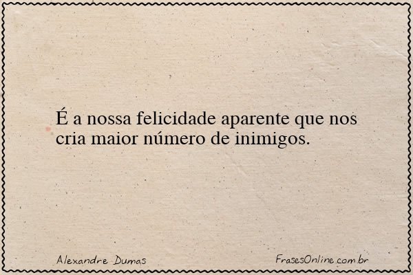 Frase de Alexandre Dumas