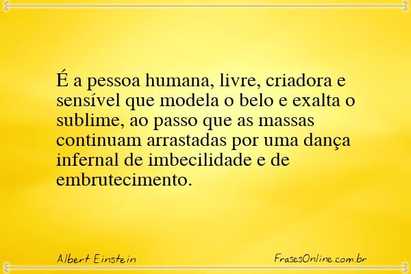 Frase de Albert Einstein