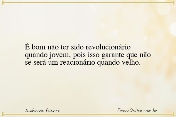 Frase de Ambrose Bierce
