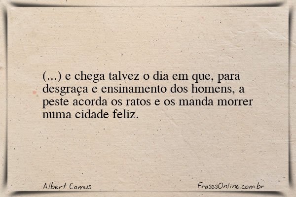 Frase de Albert Camus