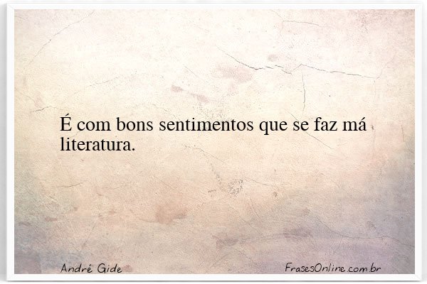 Frase de André Gide