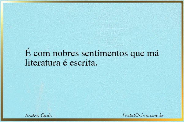 Frase de André Gide