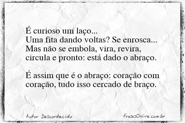 Frase de Autor Desconhecido