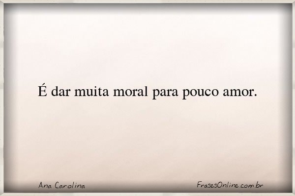 Frase de Ana Carolina