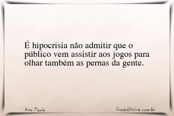 Frase de Ana Paula