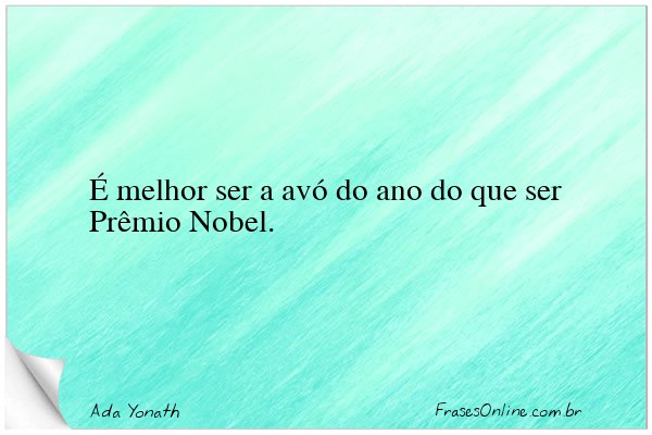 Frase de Ada Yonath