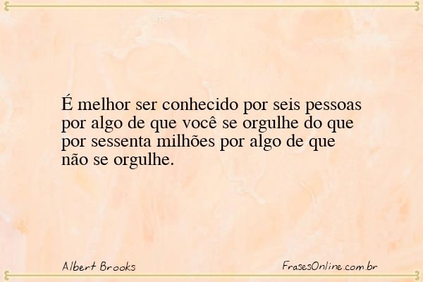 Frase de Albert Brooks