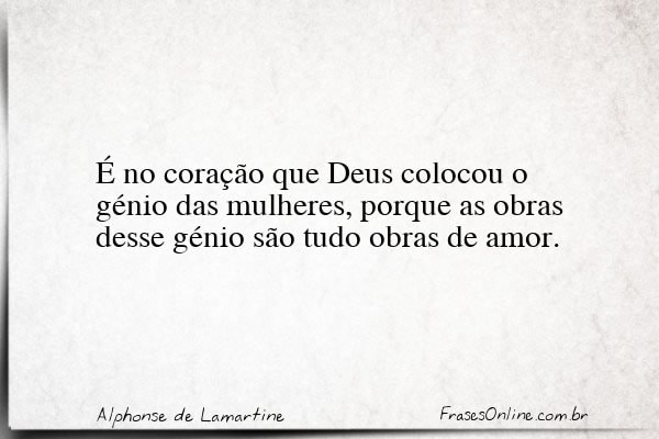 Frase de Alphonse de Lamartine
