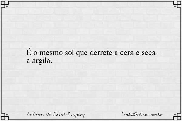 Frase de Antoine de Saint-Exupéry