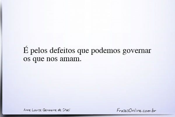 Frase de Anne Louise Germaine de Staël