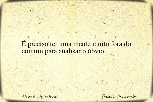 Frase de Alfred Whitehead