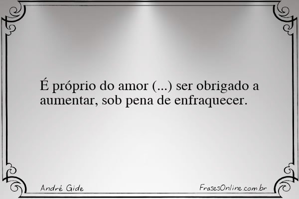 Frase de André Gide