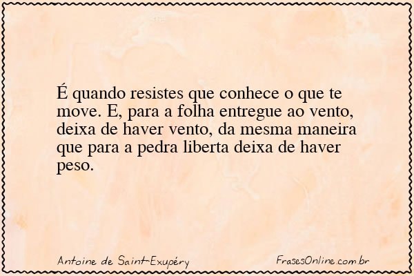 Frase de Antoine de Saint-Exupéry
