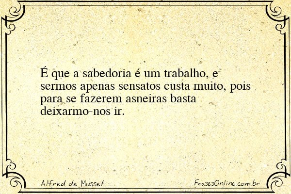 Frase de Alfred de Musset