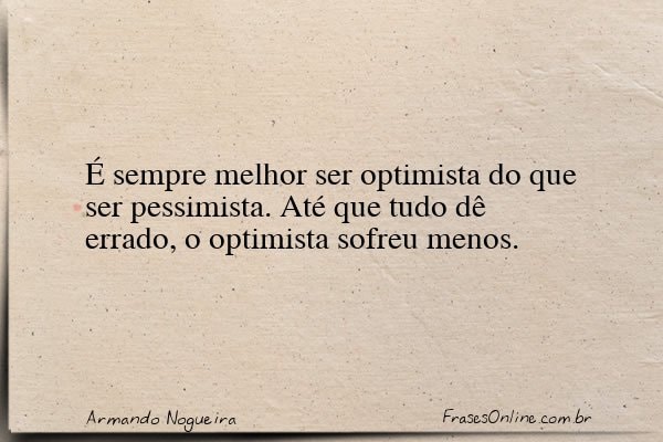 Frase de Armando Nogueira