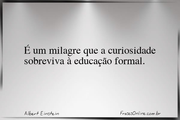 Frase de Albert Einstein