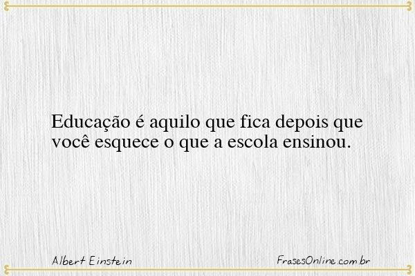 Frase de Albert Einstein