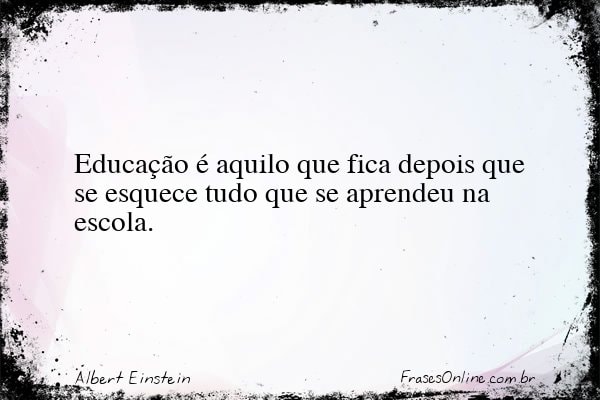 Frase de Albert Einstein