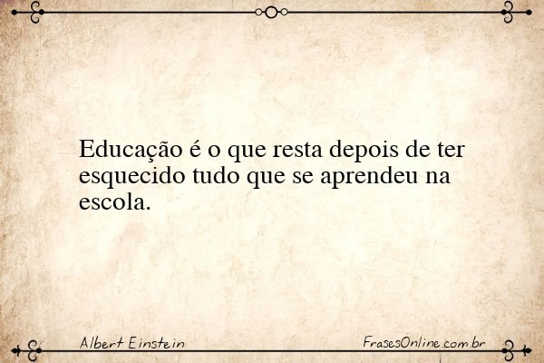 Frase de Albert Einstein