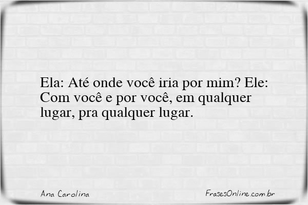 Frase de Ana Carolina