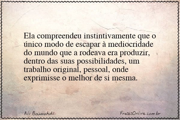 Frase de Ali Boumahdi