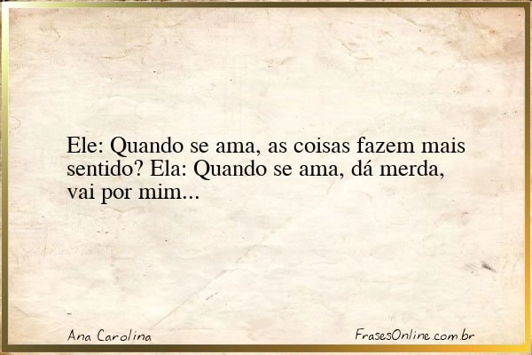 Frase de Ana Carolina