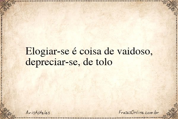 Frase de Aristóteles