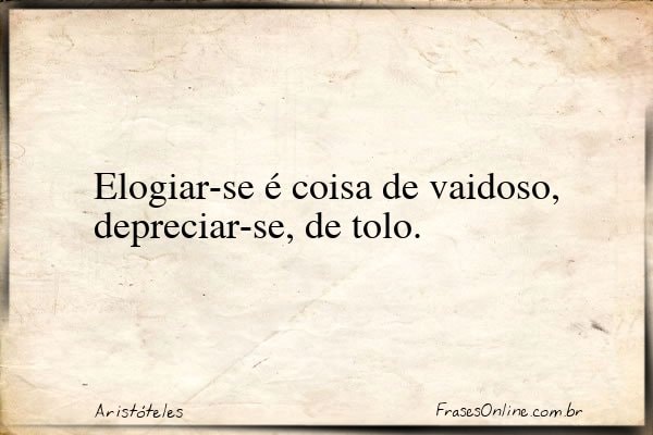 Frase de Aristóteles