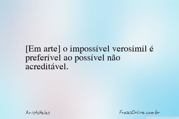 Frase de Aristóteles
