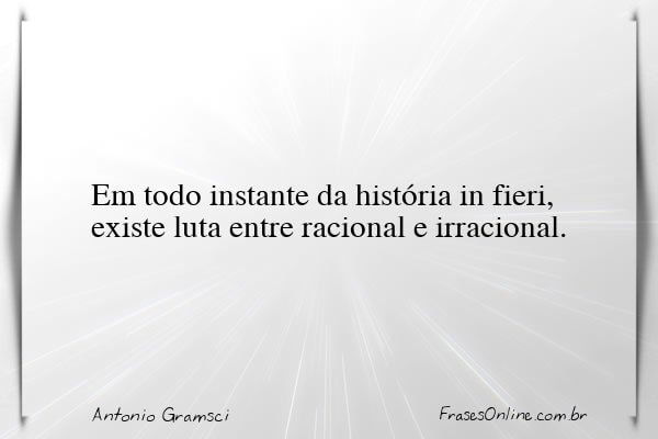 Frase de Antonio Gramsci