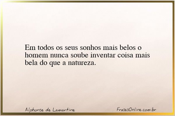 Frase de Alphonse de Lamartine