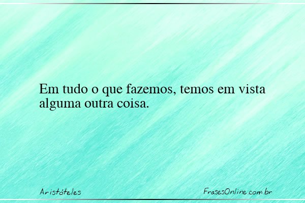 Frase de Aristóteles