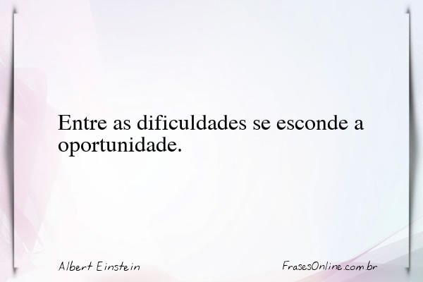 Frase de Albert Einstein