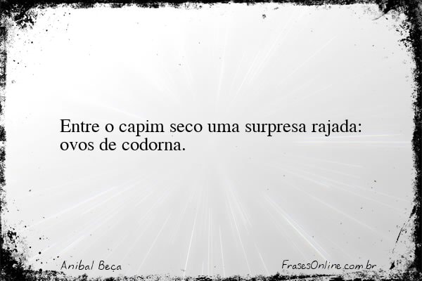 Frase de Anibal Beça