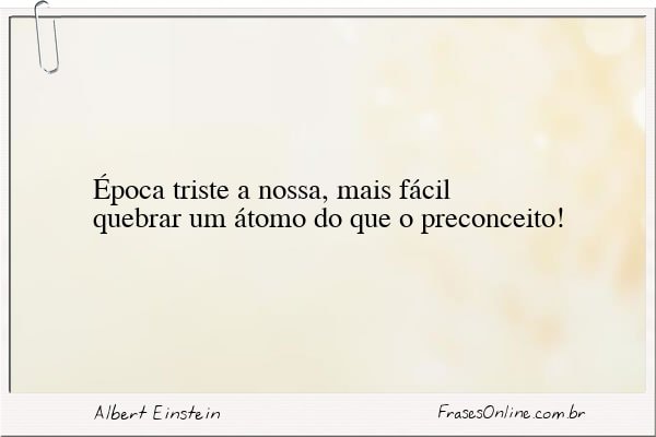 Frase de Albert Einstein