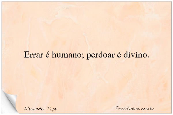 Frase de Alexander Pope