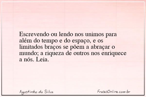 Frase de Agostinho da Silva
