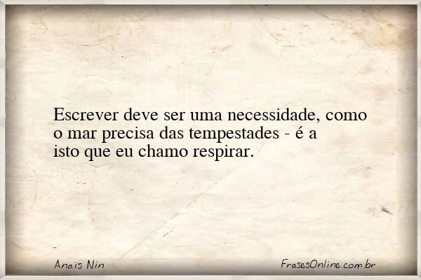 Frase de Anaïs Nin