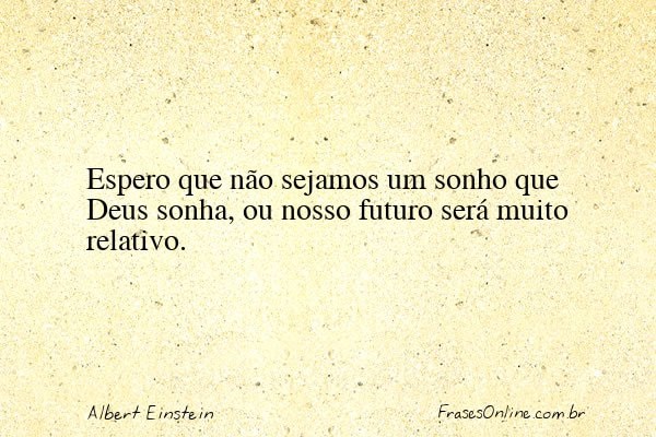 Frase de Albert Einstein