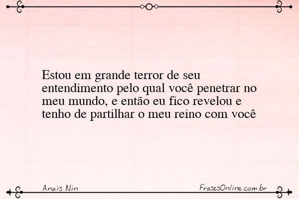 Frase de Anaïs Nin