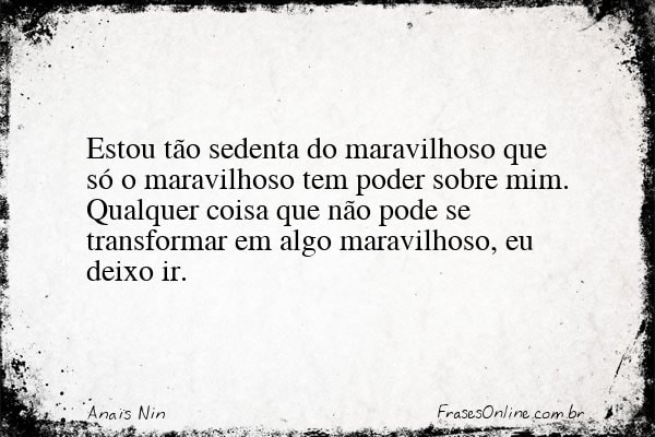 Frase de Anaïs Nin