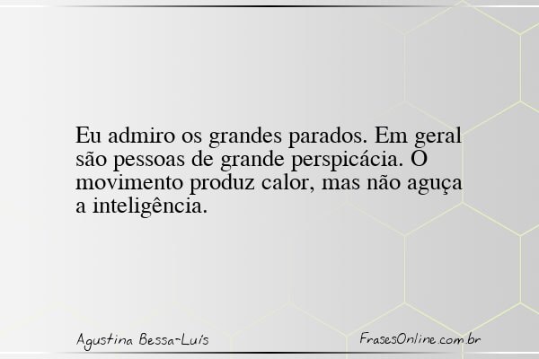 Frase de Agustina Bessa-Luís