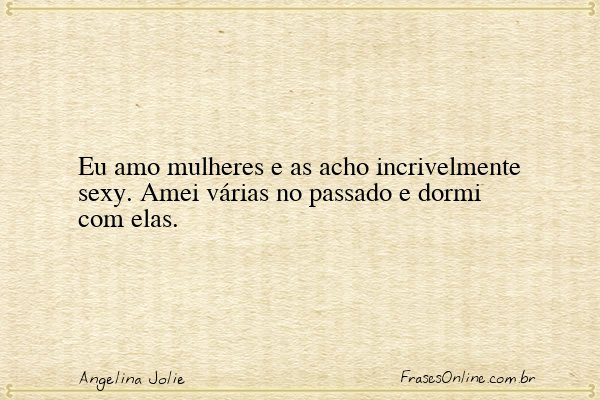 Frase de Angelina Jolie