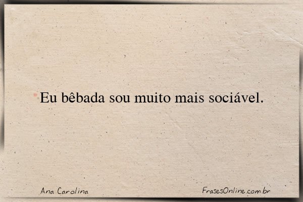 Frase de Ana Carolina